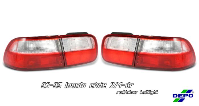 OptionRacing - Honda Civic Option Racing Taillight - 17-20262