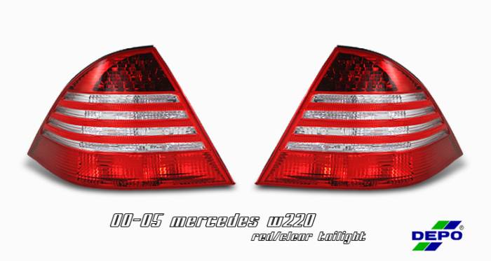 OptionRacing - Mercedes-Benz S Class Option Racing Taillight - 17-32301