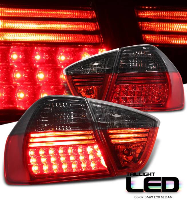 OptionRacing - BMW 3 Series Option Racing LED Taillights - 21-12129