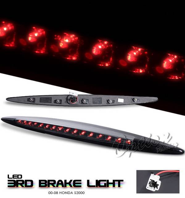 OptionRacing - Honda S2000 Option Racing LED Third Brake Light - Black - 23-20153
