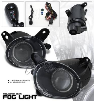 OptionRacing - Volkswagen Passat Option Racing Fog Light Kit - Clear - 28-11216