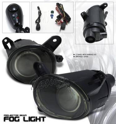 OptionRacing - Volkswagen Passat Option Racing Fog Light Kit - Smoke - 28-11217