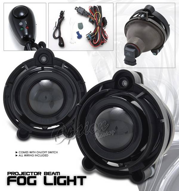 OptionRacing - Chevrolet Impala Option Racing Fog Light Kit - Clear - 28-15214