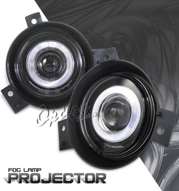 OptionRacing - Ford Ranger Option Racing Fog Light Kit - Halo Projector - 28-18247