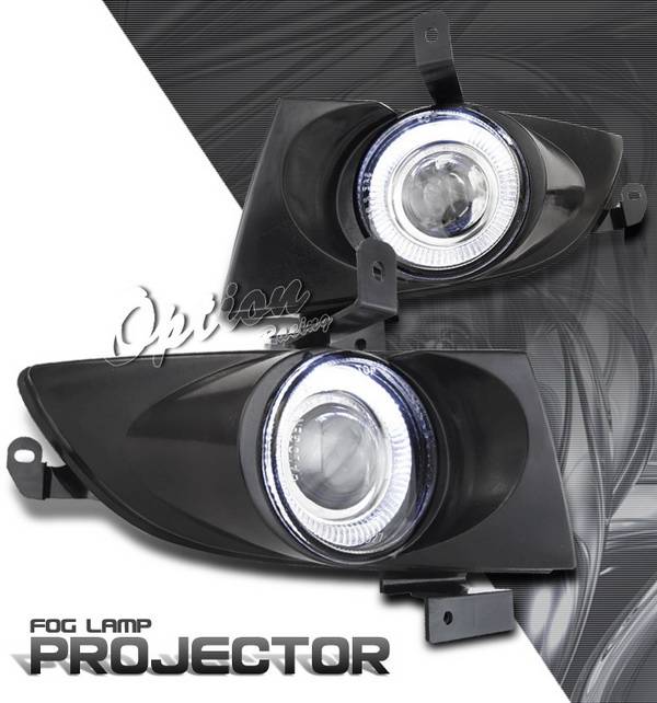 OptionRacing - Hyundai Sonata Option Racing Fog Light Kit - Halo Projector - 28-22252
