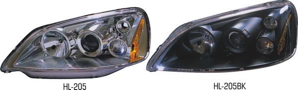 Pilot - Honda Civic 2DR & 4DR Pilot Projector Headlight - Pair - HL-205
