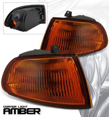 OptionRacing - Honda Civic Option Racing Corner Light - JDM Vision - Amber - HW-06016-A