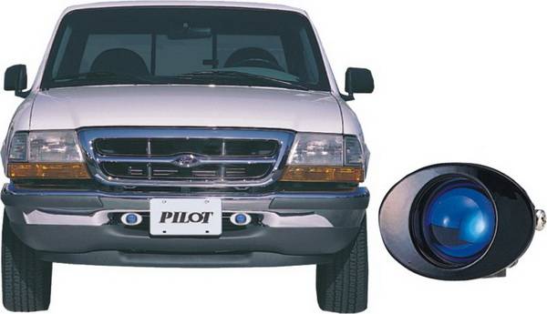 Pilot - Ford Ranger Pilot Remote Fog Driving Light Kit - Blue - Pair - PL-125B