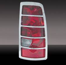 Pilot - Chevrolet Silverado Pilot Chrome ABS Taillight Cover - Pair - SDL-103