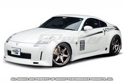 Greddy - Nissan 350Z Greddy Gracer Aero-Style Side Skirts - Fiber Reinforced Plastic - 17020236