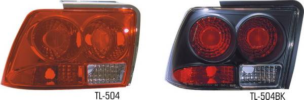 Pilot - Ford Mustang Pilot Chrome Taillight - Pair - TL-504