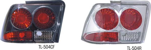 Pilot - Ford Mustang Pilot Carbon Fiber Look Taillight - Pair - TL-504CF