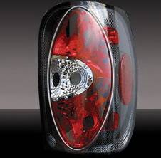 Pilot - Ford Explorer Pilot Carbon Fiber Look Taillight - Pair - TL-507CF