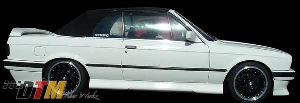 DTM Fiberwerkz - BMW 3 Series DTM Fiberwerkz HM Style Side Skirts - E30-HM-STYLE