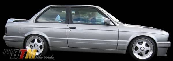 DTM Fiberwerkz - BMW 3 Series DTM Fiberwerkz Mtech II Style Side Skirts - E30-MTECH-II