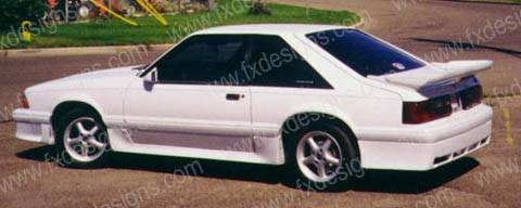 FX Designs - Ford Mustang FX Design Side Skirts - FX-099
