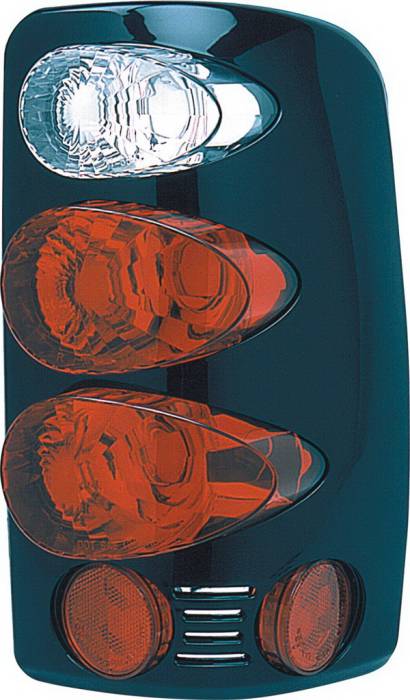 Pilot - Chevrolet Tahoe Pilot Carbon Fiber Look Taillight - Paintable Bezel - Pair - TL-604PB