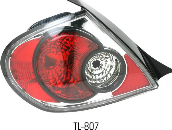Pilot - Dodge Neon Pilot Chrome Taillight - Pair - TL-807