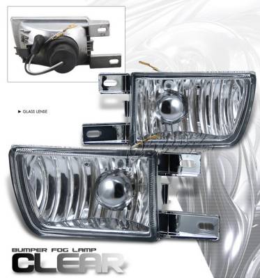 OptionRacing - Volkswagen Golf Option Racing Fog Light Kit - Chrome - YH-2314-C
