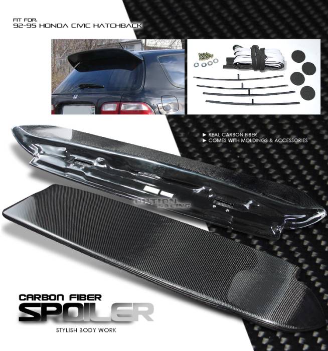 OptionRacing - Honda Civic Option Racing Spoiler - 53-20101