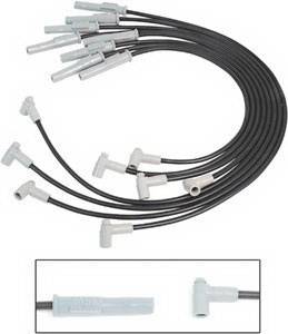 MSD - Chevrolet MSD Ignition Wire Set - Black Super Conductor - 31803