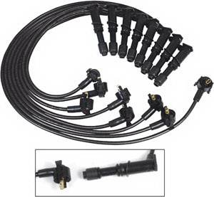 MSD - Ford Mustang MSD Ignition Wire Set - Black Super Conductor - 32213