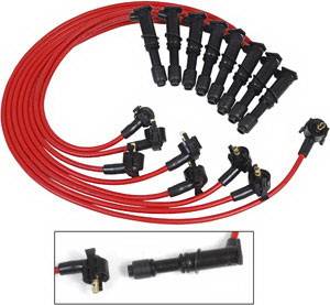 MSD - Ford Expedition MSD Ignition Wire Set - Red Super Conductor - 32579