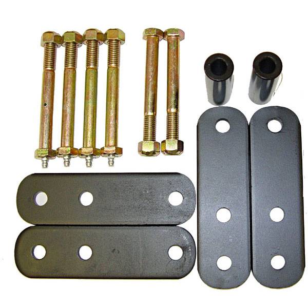 Omix - Omix Shackle - Greaseable - Heavy Duty without Bushings - Will Provide 1 inch Lift To Wrangler - 18265-14