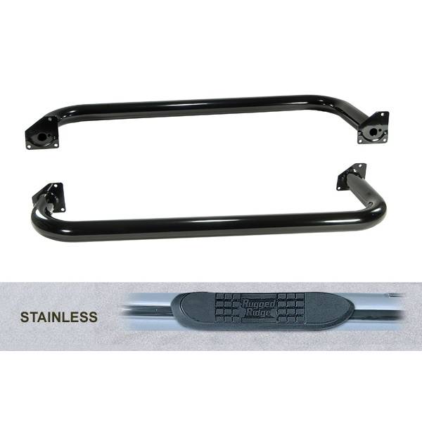 Outland - Jeep Wrangler Outland Nerf Step Bar - 11593.03