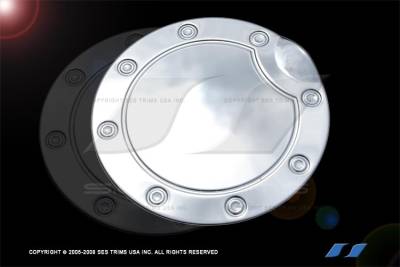 SES Trim - Ford Expedition SES Trim Stainless Gas Cover - GC104SS
