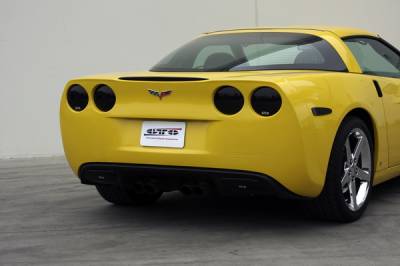 GT Styling - Chevrolet Corvette GT Styling Taillight Covers - Smoke - 4PC - GT4166