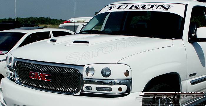 Sarona - GMC Yukon Sarona Hood Scoop - GM-003-HS