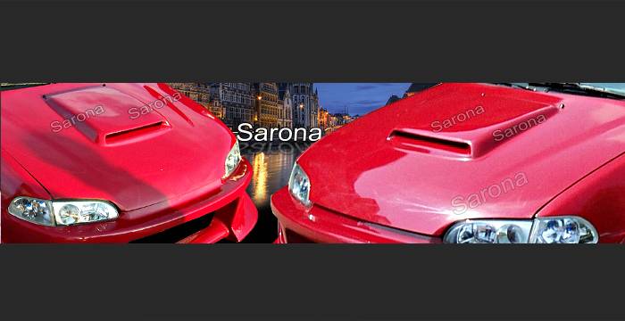 Sarona - Honda Civic Sarona Hood Scoop - HD-001-HS