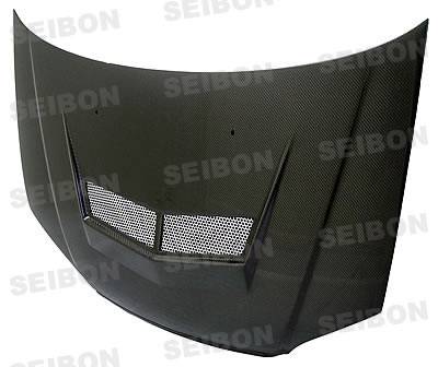 Seibon - Honda Civic Seibon VSII Style Carbon Fiber Hood - HD0103HDCV-VSII