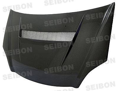 Seibon - Honda Civic Seibon VSII Style Carbon Fiber Hood - HD0204HDCVSI-VSII
