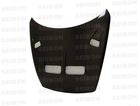 Seibon - Mazda RX-8 Seibon KS Style Carbon Fiber Hood - HD0405MZRX8-KS
