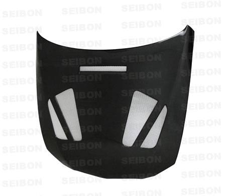 Seibon - BMW 3 Series 4DR Seibon ER Style Carbon Fiber Hood - HD0708BMWE922D-ER
