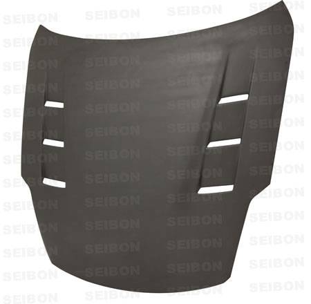Seibon - Nissan 350Z Seibon TS Style Dry Carbon Fiber Hood - HD0708NS350-TS-DRY