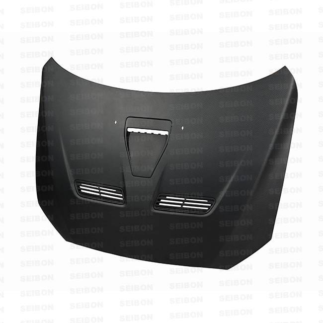 Seibon - Mitsubishi Lancer Seibon OEM Style Dry Carbon Fiber Hood - HD0809MITEVOX-OE-DRY