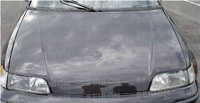 Seibon - Honda Civic HB OE-Style Seibon Carbon Fiber Body Kit- Hood! HD8891HDCRX-OE