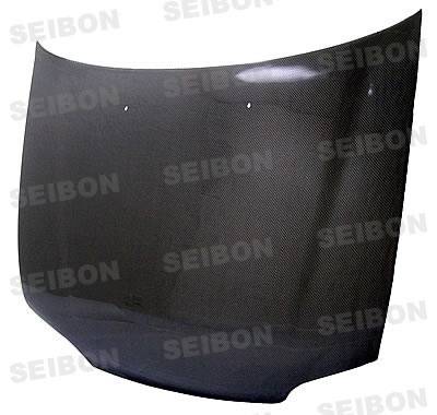 Seibon - Honda Civic 4DR Seibon OEM Style Carbon Fiber Hood - HD8891HDCV4D-OE