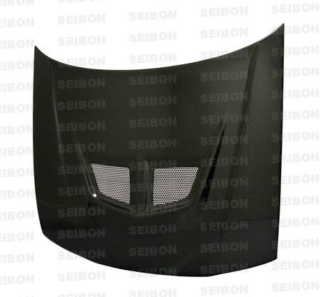 Seibon - Honda Accord Seibon EVO Style Carbon Fiber Hood - HD9093HDAC-EVO