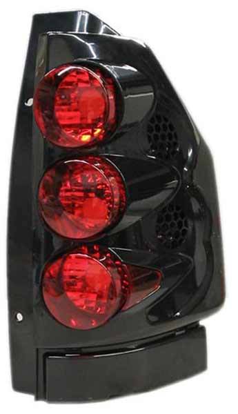 I-Tech - I-Tech Euro Taillights - Black Paintable - 03GE2002BK