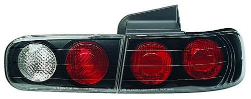 In Pro Carwear - Acura Integra 4DR IPCW Taillights - Crystal Eyes - Bermuda Black - 4PC - CWT-108B2