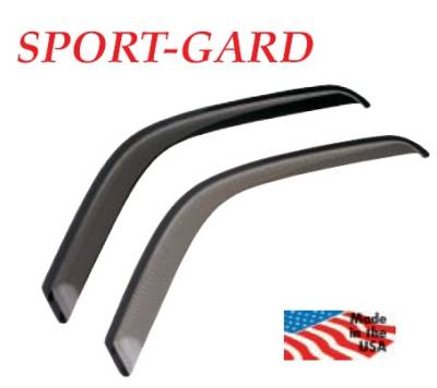 GT Styling - Honda Civic 2DR GT Styling Sport-Gard Side Window Deflector