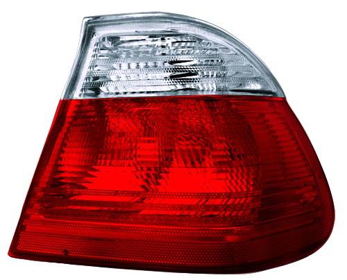 In Pro Carwear - BMW 3 Series 4DR IPCW Taillights - Crystal Eyes - Red & Clear - 2PC - CWT-207R2