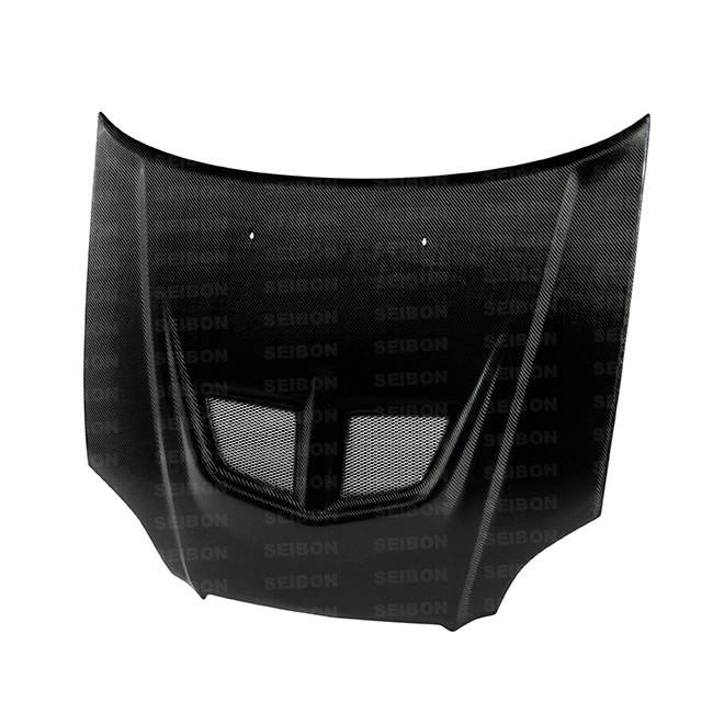 Seibon - Honda Civic Seibon EVO Style Carbon Fiber Hood - HD9698HDCV-EVO