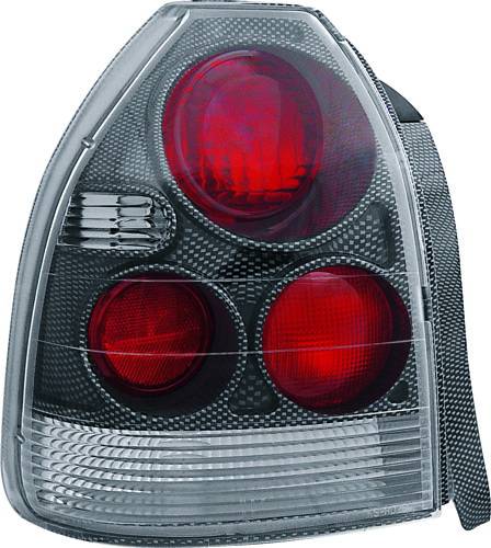 In Pro Carwear - Honda Civic HB IPCW Taillights - Crystal Eyes - 1 Pair - CWT-730CF
