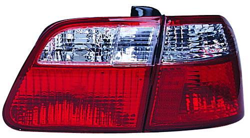 In Pro Carwear - Honda Civic 4DR IPCW Taillights - Crystal Eyes - 1PC - CWT-733R4