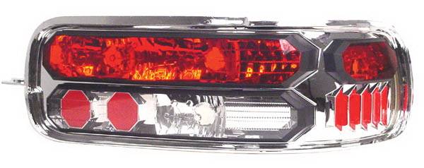 In Pro Carwear - Chevrolet Impala IPCW Taillights - Crystal Eyes - Black Trim - 1 Pair - CWT-CE316C